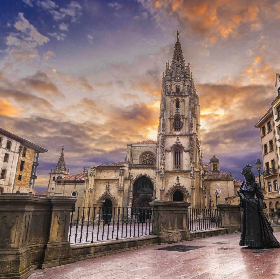 Casco Historico-Catedral Parking Incluido Apartment โอเบียโด ภายนอก รูปภาพ