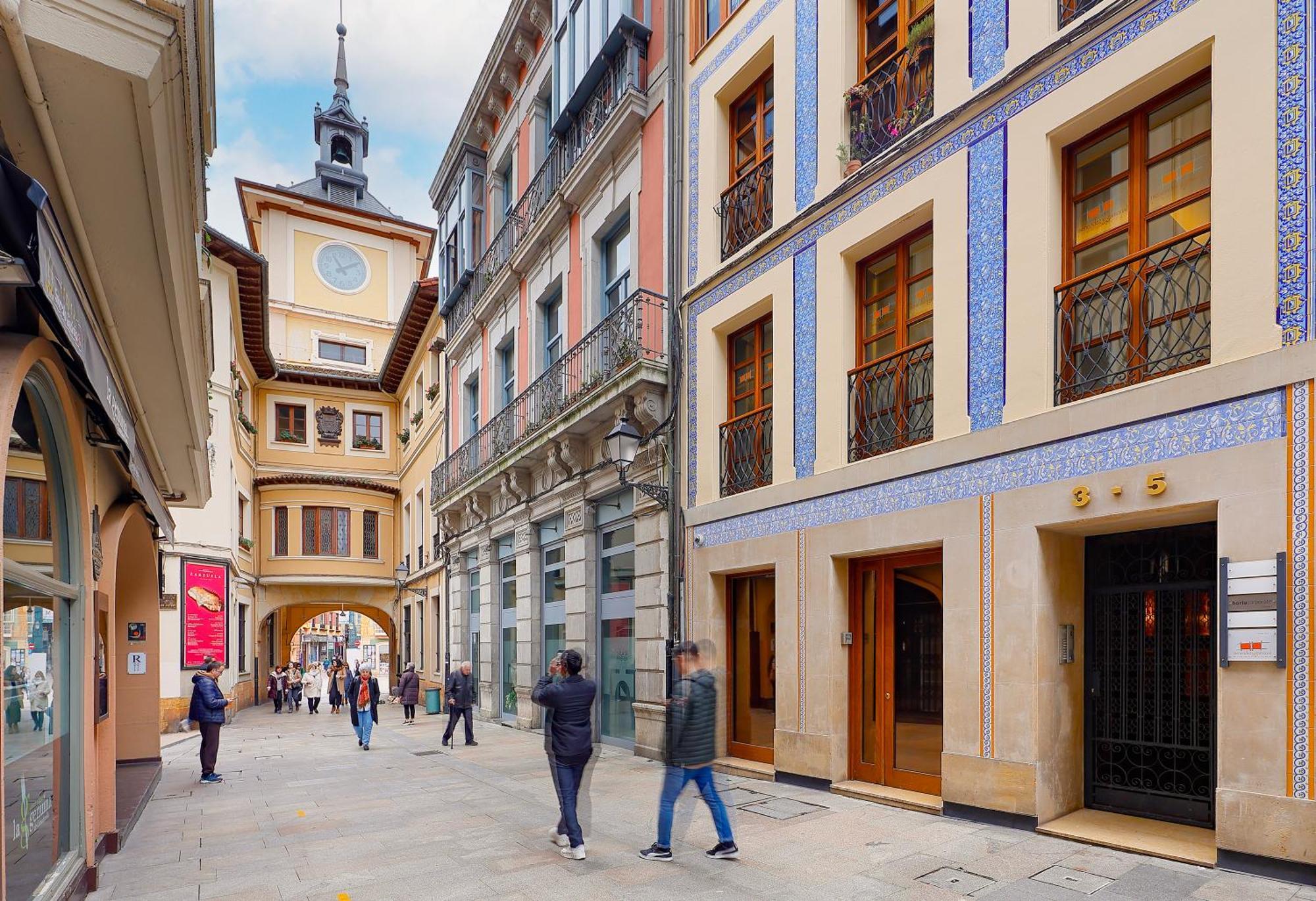 Casco Historico-Catedral Parking Incluido Apartment โอเบียโด ภายนอก รูปภาพ